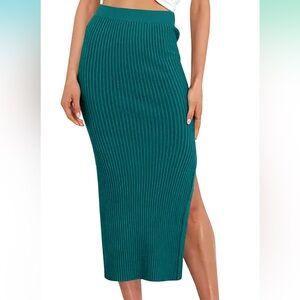 Knit Midi Skirt